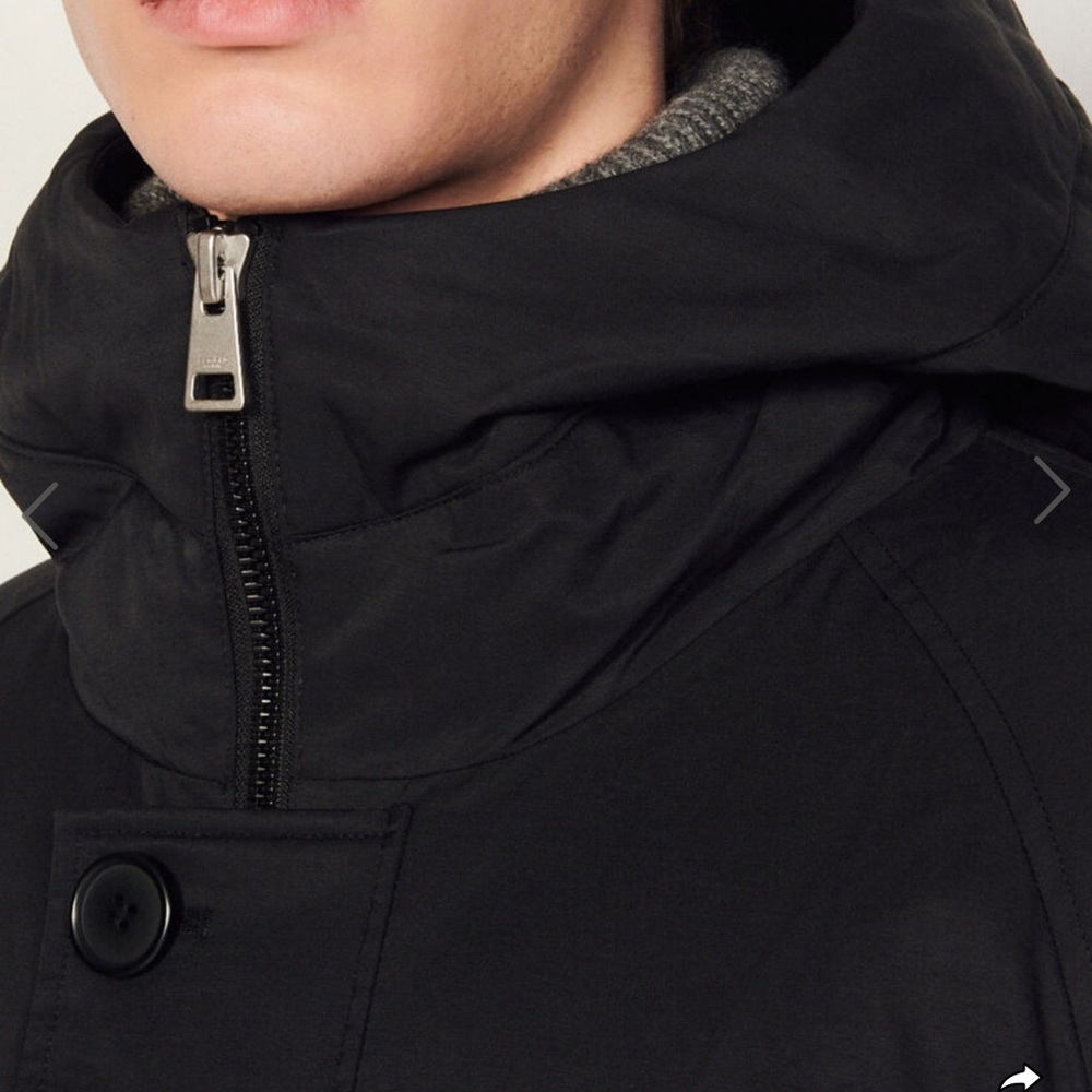 sandro paris Oversized Hooded Parka - Picture 5 of 12
